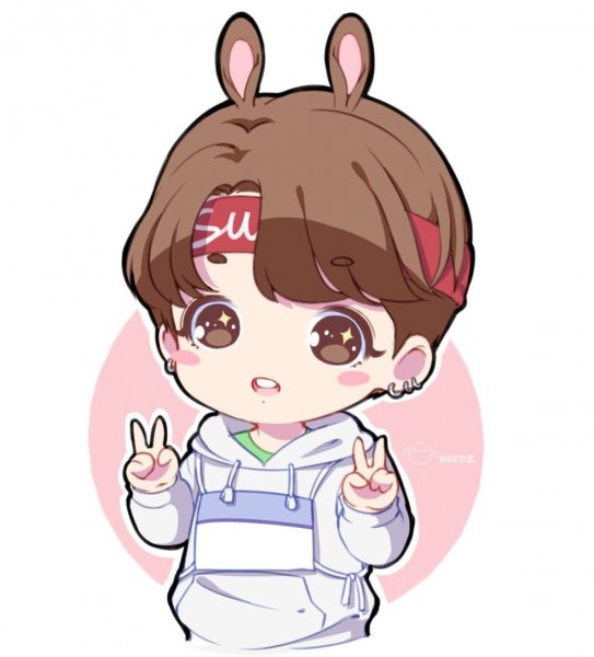 БТС арт Чиби Чонгук