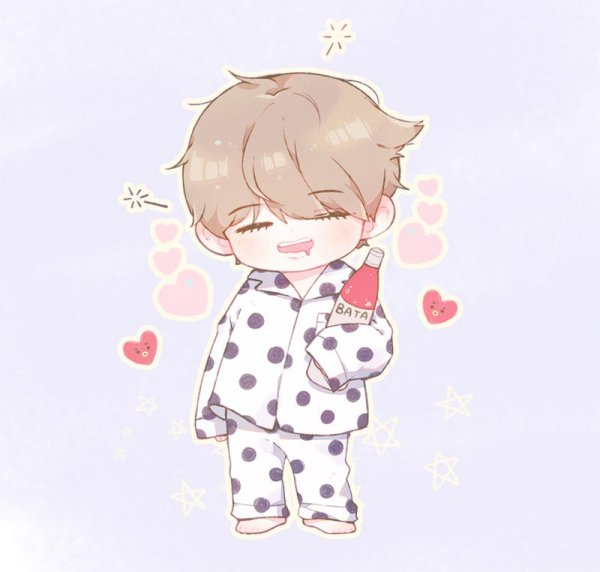 Тэхен из БТС Чиби