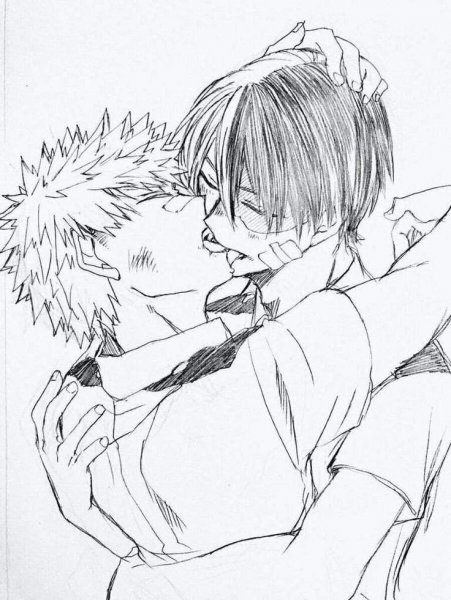 Манга Тодороки и Бакуго