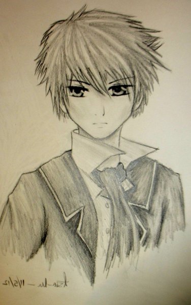 Аниме мальчики для срисовки