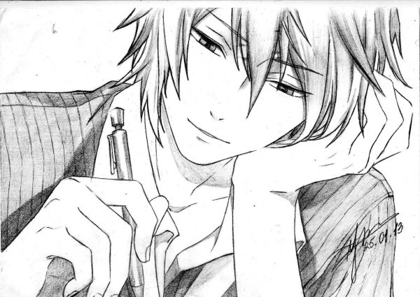 Аниме Какаси Хатакэ для срисовки