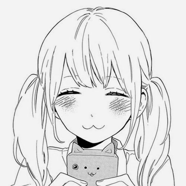 Аниме чёрно белые