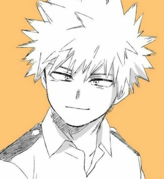Чёрно белый Бакуго Кацуки