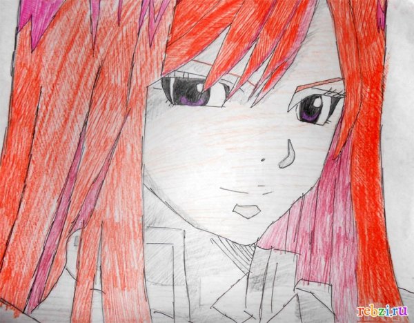Аниме рисунки карандашом