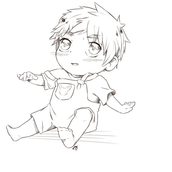 Рисование для детей аниме