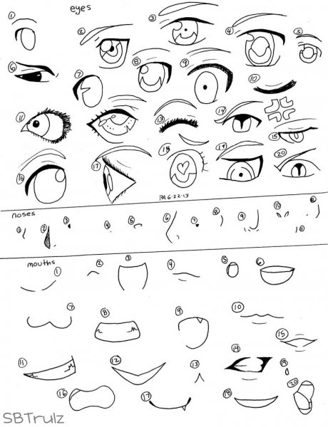 Рот для рисования