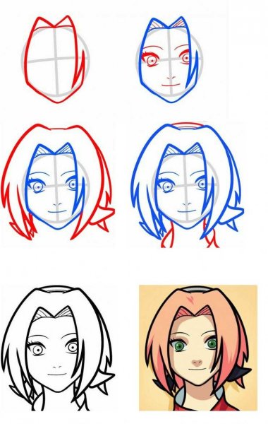 Уроки рисования аниме для начинающих