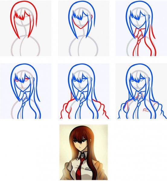 Аниме стиль рисования для начинающих