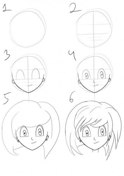 Поэтапные рисунки