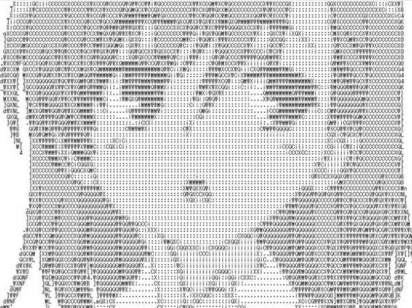 Картины из символов