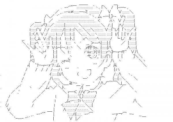 Рисунки из символов аниме