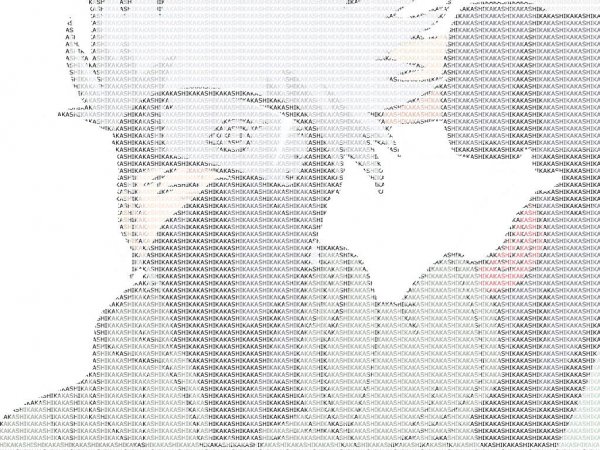 Рисунки символами и знаками