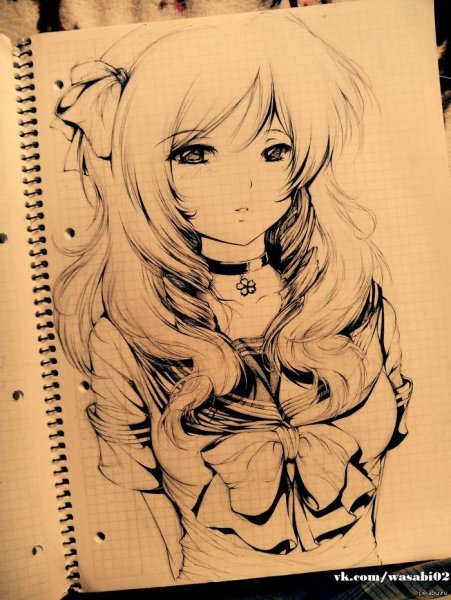 Аниме эскизы