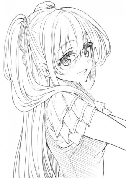 Аниме эскизы