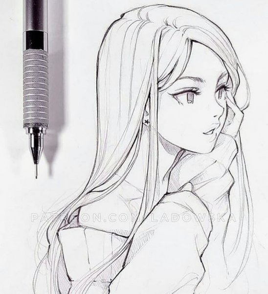 Аниме лайн арт