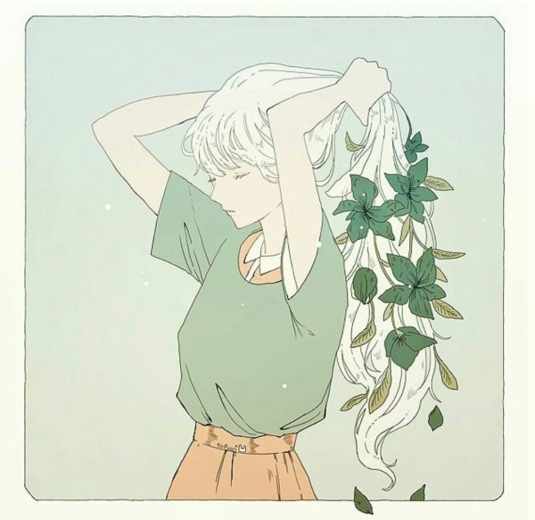 Белая Эстетика аниме