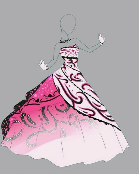 Платья для рисования