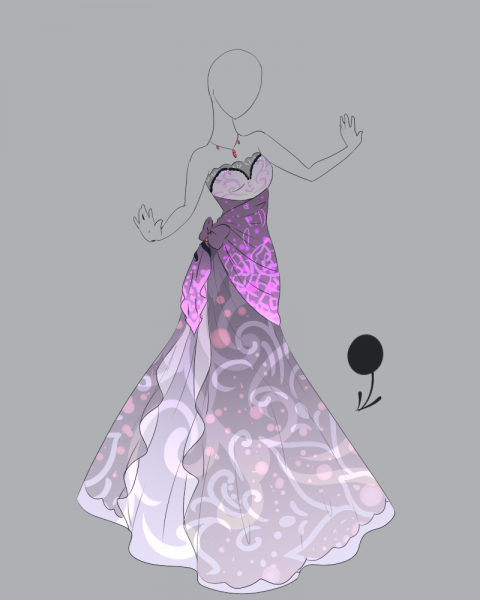 Красивые платья для рисования