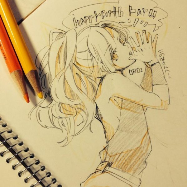 Аниме ручкой