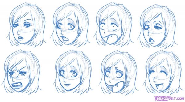 Туториалы по рисованию эмоций