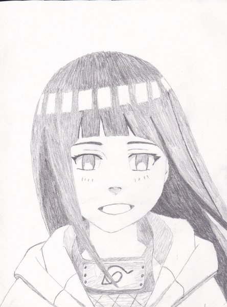 Хината Хьюга скетчи