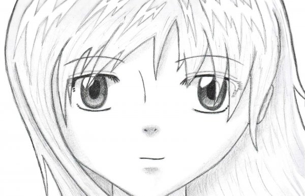 Аниме рисовка карандашом