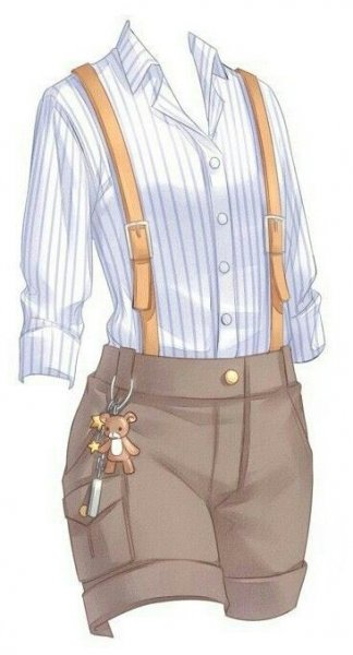 Аниме одежда рубашка