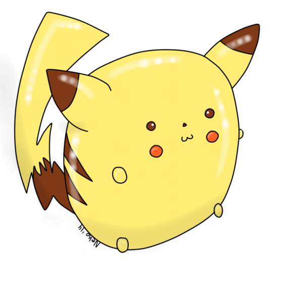 Аниме Чиби Пикачу покемоны