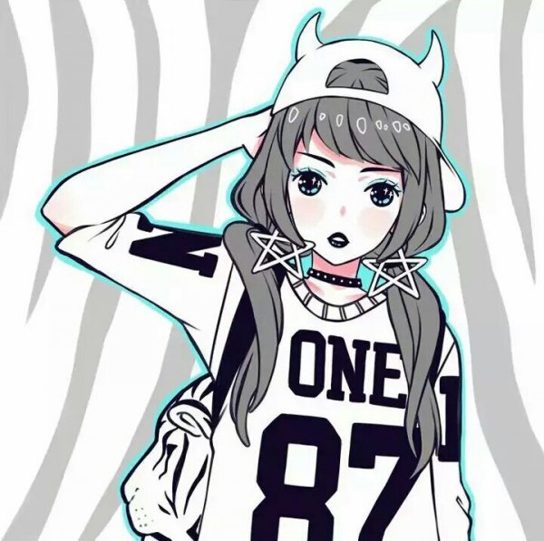 Аниме тян для срисовки карандашом в толстовках