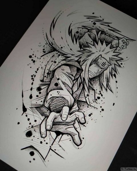 Наруто Татуировки Джирайя