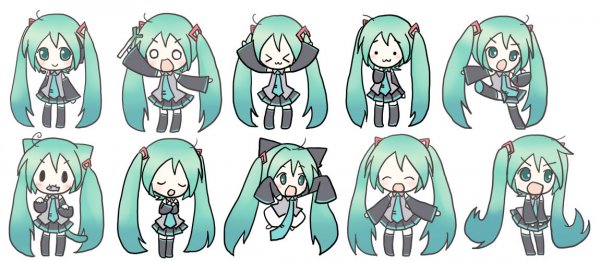 Хатсуне Мику Стикеры ВК