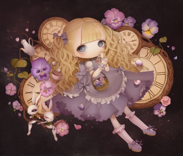 Кукла аниме рисунок