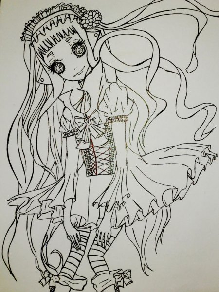 Куклы аниме рисовать