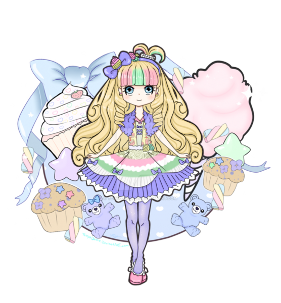 Нарисовать куклу аниме