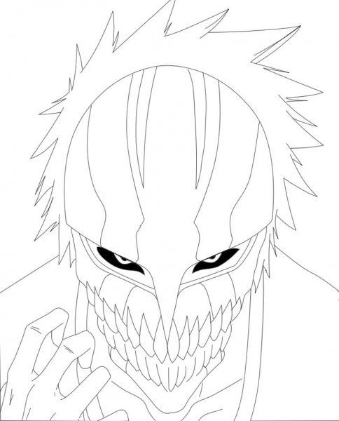 Ичиго Куросаки карандашом