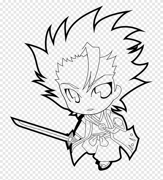 Раскраски Чиби Блич