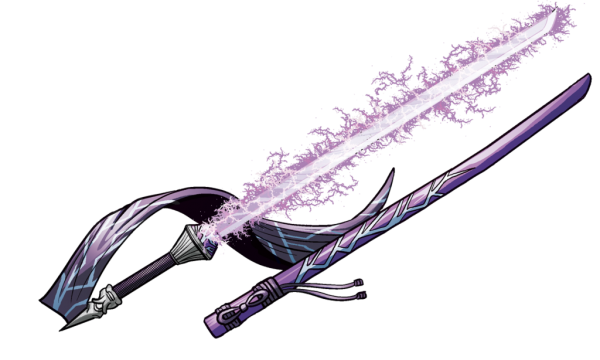 Аниме магическое оружие катана