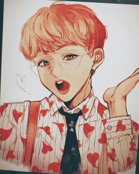 BTS аниме Тэхен