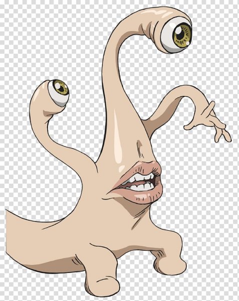 Аниме паразит Правик рука