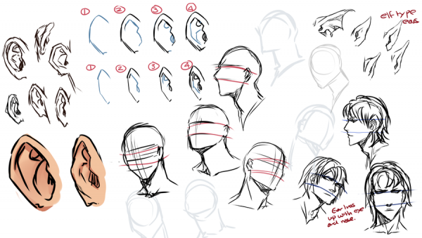 Тутор по рисованию лица