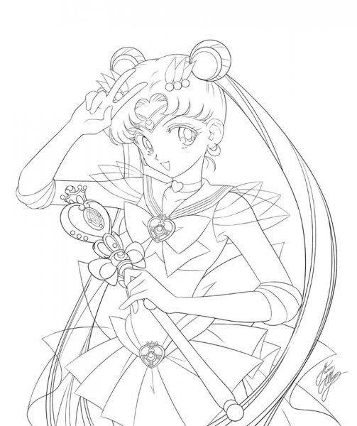 Усаги Цукино котик