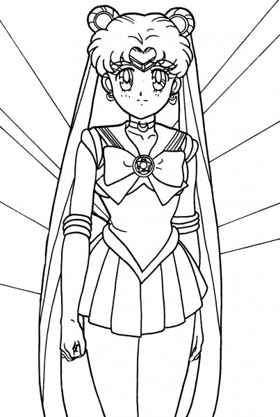 Раскраски аниме сейлормун