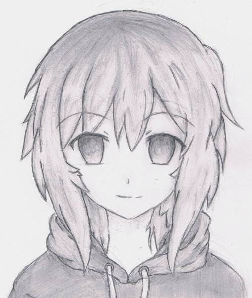 Акаме рисунок карандашом