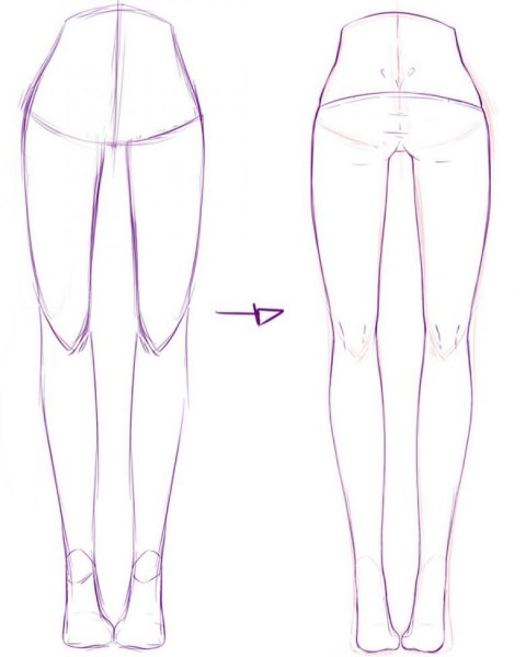 Ноги для рисования