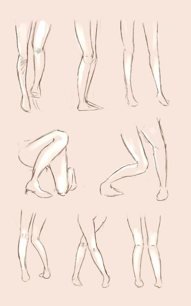 Ноги референсы для рисования