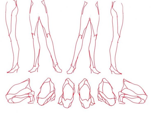 Референсы ног