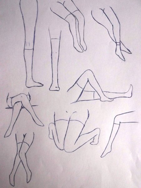 Рисовка ног