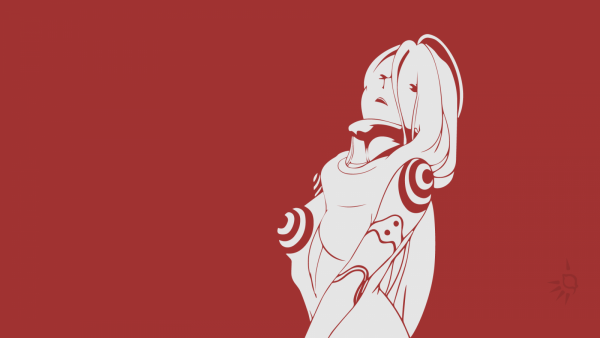 Обои на рабочий стол Минимализм аниме