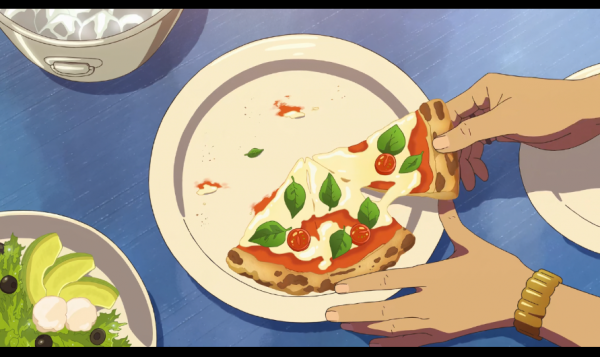 Пицца гифка аниме