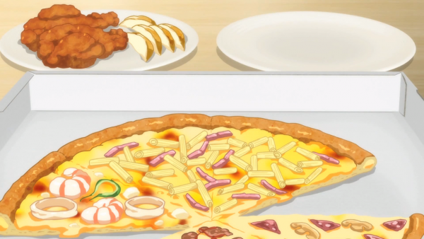 Эстетика пиццы аниме